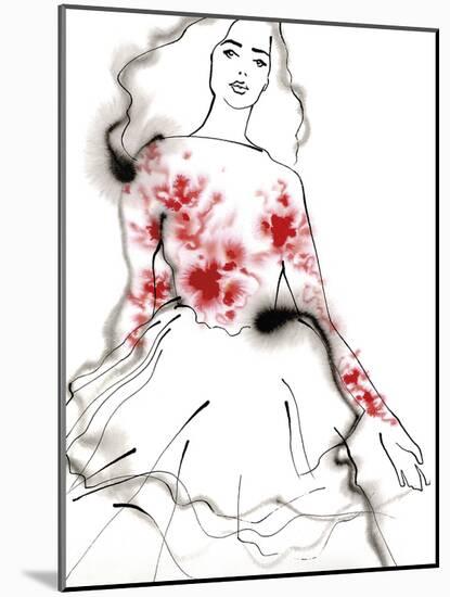 Couture Poise - Glam-Aurora Bell-Mounted Giclee Print