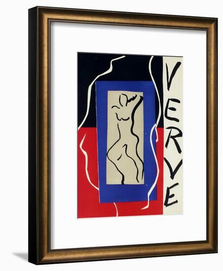 Couverture de Verve I-Henri Matisse-Framed Premium Edition