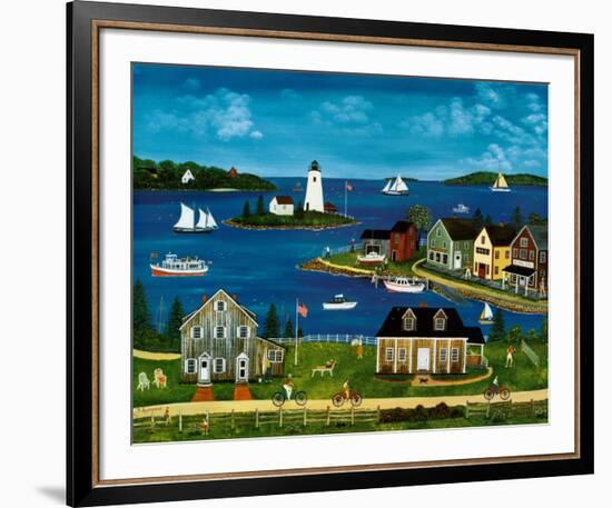 Cove in Summer-Barbara Appleyard-Framed Art Print