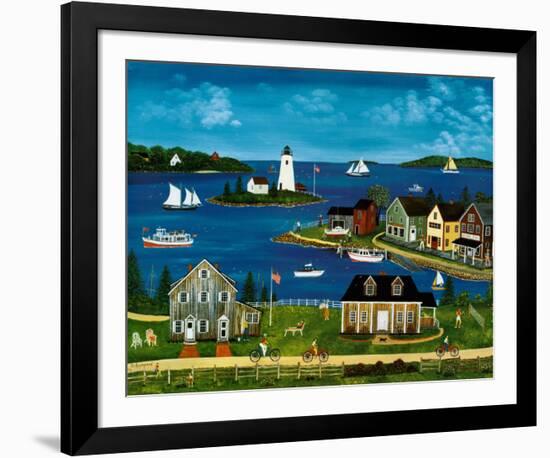 Cove in Summer-Barbara Appleyard-Framed Art Print