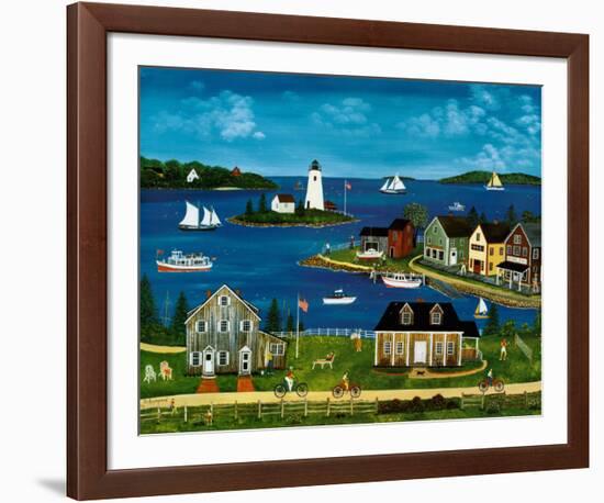 Cove in Summer-Barbara Appleyard-Framed Art Print