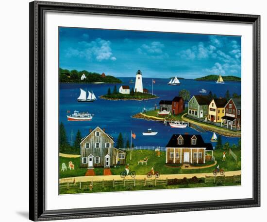 Cove in Summer-Barbara Appleyard-Framed Art Print