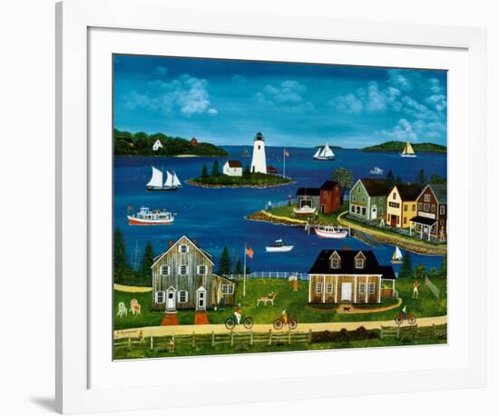 Cove in Summer-Barbara Appleyard-Framed Art Print