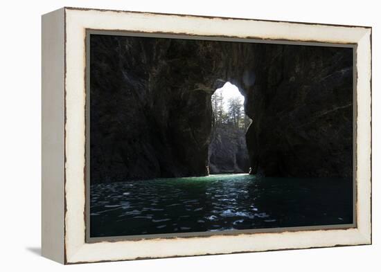 Cove in the Pacific Ocean, Secret Beach, Samuel H. Boardman State Scenic Corridor, Pacific North...-Panoramic Images-Framed Premier Image Canvas