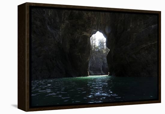 Cove in the Pacific Ocean, Secret Beach, Samuel H. Boardman State Scenic Corridor, Pacific North...-Panoramic Images-Framed Premier Image Canvas