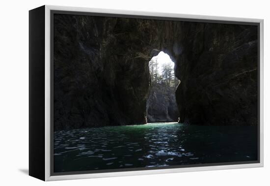 Cove in the Pacific Ocean, Secret Beach, Samuel H. Boardman State Scenic Corridor, Pacific North...-Panoramic Images-Framed Premier Image Canvas