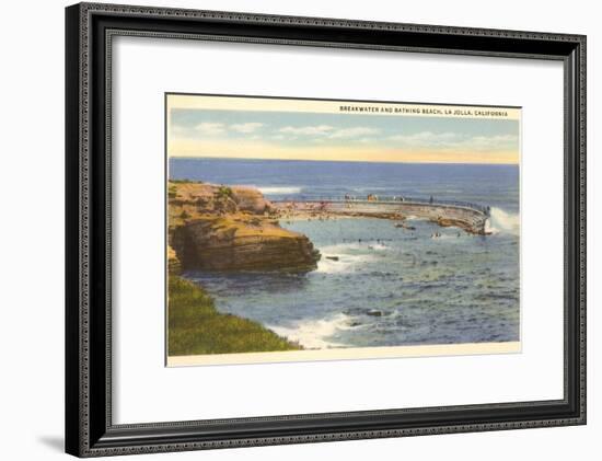 Cove, La Jolla California-null-Framed Art Print