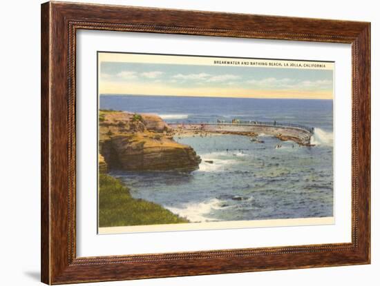 Cove, La Jolla California-null-Framed Art Print