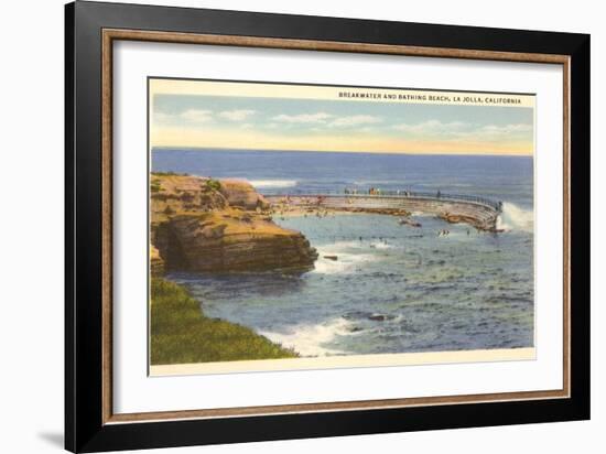 Cove, La Jolla California-null-Framed Art Print