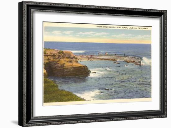 Cove, La Jolla California-null-Framed Art Print