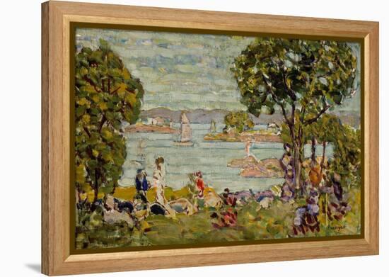 Cove, Maine, c.1907-10-Maurice Brazil Prendergast-Framed Premier Image Canvas