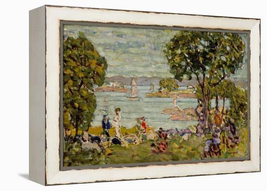 Cove, Maine, c.1907-10-Maurice Brazil Prendergast-Framed Premier Image Canvas