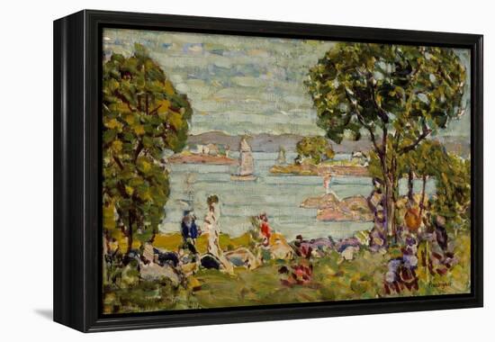 Cove, Maine, c.1907-10-Maurice Brazil Prendergast-Framed Premier Image Canvas