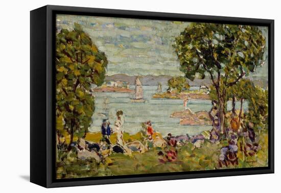 Cove, Maine, c.1907-10-Maurice Brazil Prendergast-Framed Premier Image Canvas