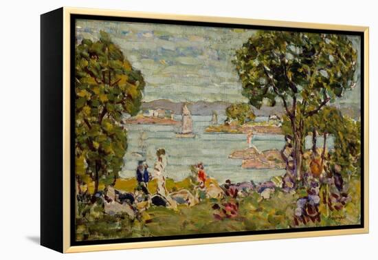 Cove, Maine, c.1907-10-Maurice Brazil Prendergast-Framed Premier Image Canvas