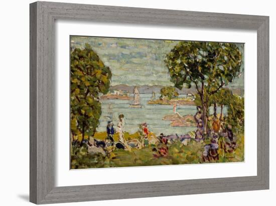 Cove, Maine, c.1907-10-Maurice Brazil Prendergast-Framed Giclee Print