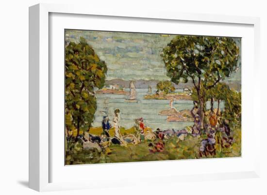 Cove, Maine, c.1907-10-Maurice Brazil Prendergast-Framed Giclee Print