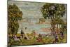 Cove, Maine, c.1907-10-Maurice Brazil Prendergast-Mounted Giclee Print