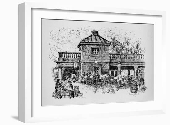 'Covent Garden', 1890-Hume Nisbet-Framed Giclee Print