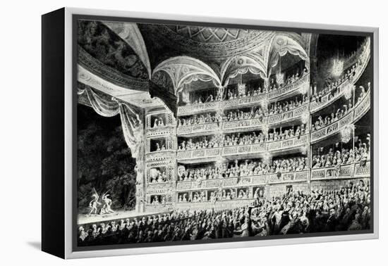 Covent Garden Theatre, 1795-Edward Dayes-Framed Premier Image Canvas