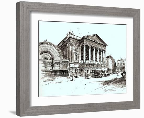 Covent Garden Theatre-Joseph Holland Tringham-Framed Giclee Print