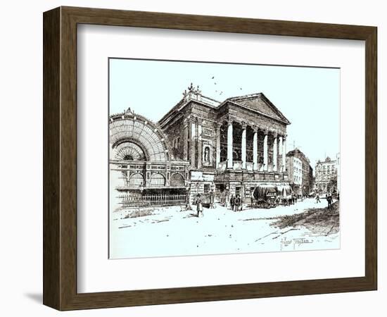 Covent Garden Theatre-Joseph Holland Tringham-Framed Giclee Print