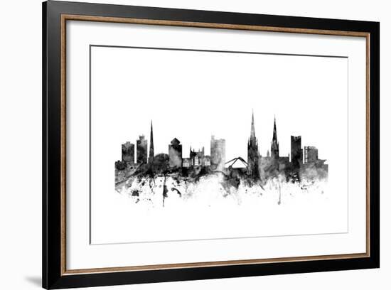 Coventry England Skyline-Michael Tompsett-Framed Art Print