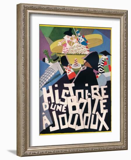 Cover Design by Andre Helle for Histoire Dune Boite a Joujoux, 1926, (1929)-Andre Helle-Framed Giclee Print