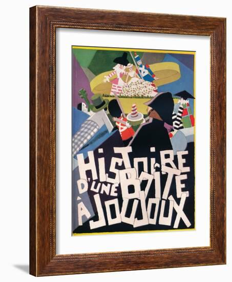 Cover Design by Andre Helle for Histoire Dune Boite a Joujoux, 1926, (1929)-Andre Helle-Framed Giclee Print