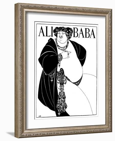 Cover Design for Ali Baba, 1897-Aubrey Beardsley-Framed Giclee Print