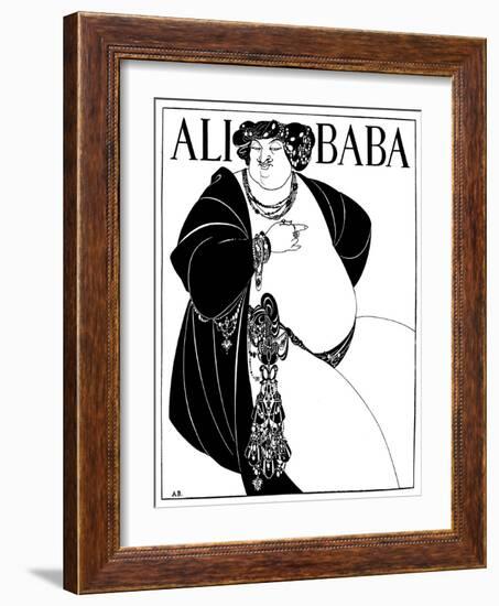 Cover Design for Ali Baba, 1897-Aubrey Beardsley-Framed Giclee Print