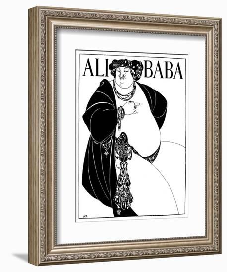 Cover Design for Ali Baba, 1897-Aubrey Beardsley-Framed Giclee Print