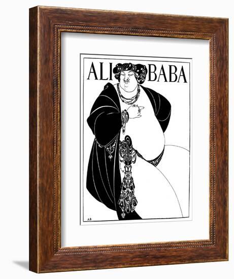 Cover Design for Ali Baba, 1897-Aubrey Beardsley-Framed Giclee Print