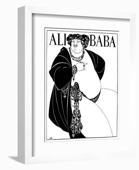 Cover Design for Ali Baba, 1897-Aubrey Beardsley-Framed Giclee Print