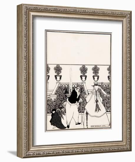 Cover Design for the Savoy, 1896-Aubrey Beardsley-Framed Giclee Print