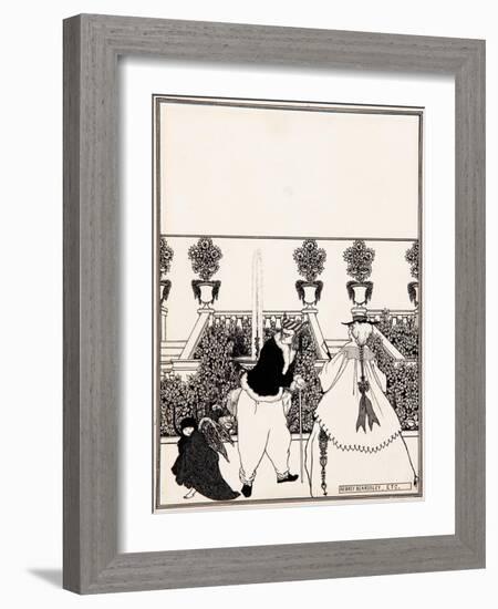 Cover Design for the Savoy, 1896-Aubrey Beardsley-Framed Giclee Print