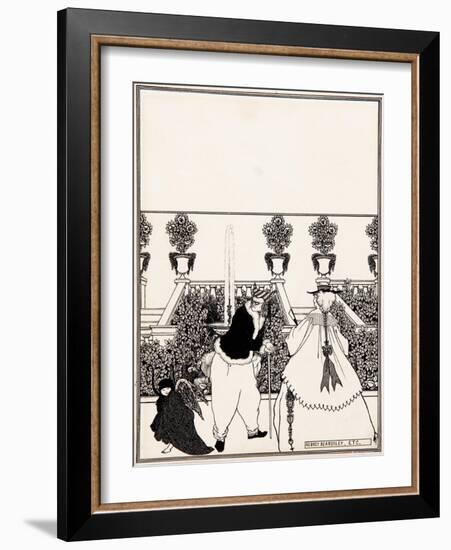 Cover Design for the Savoy, 1896-Aubrey Beardsley-Framed Giclee Print