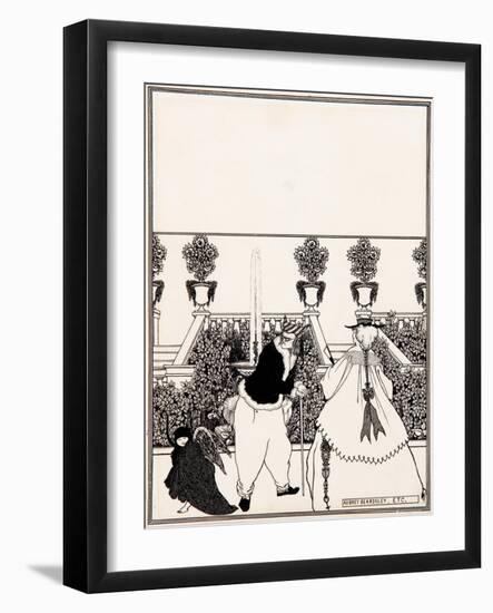 Cover Design for the Savoy, 1896-Aubrey Beardsley-Framed Giclee Print
