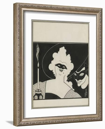 Cover Design for the 'Yellow Book'-Aubrey Beardsley-Framed Giclee Print