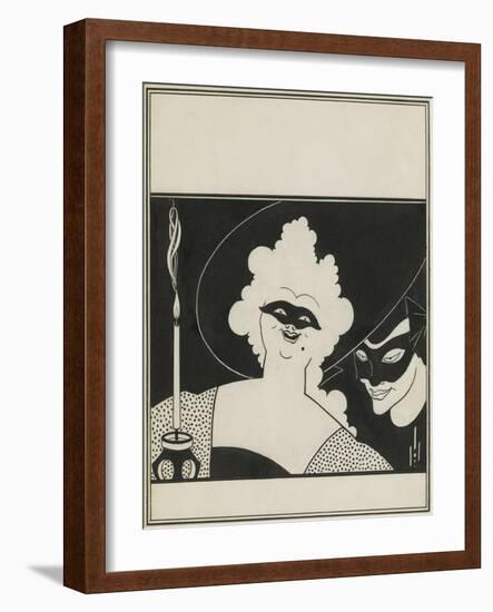 Cover Design for the 'Yellow Book'-Aubrey Beardsley-Framed Giclee Print