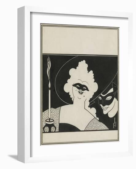 Cover Design for the 'Yellow Book'-Aubrey Beardsley-Framed Giclee Print