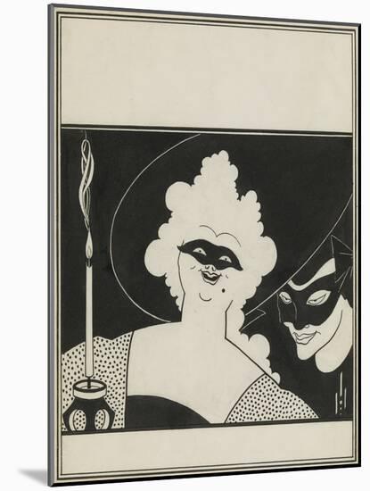 Cover Design for the 'Yellow Book'-Aubrey Beardsley-Mounted Giclee Print