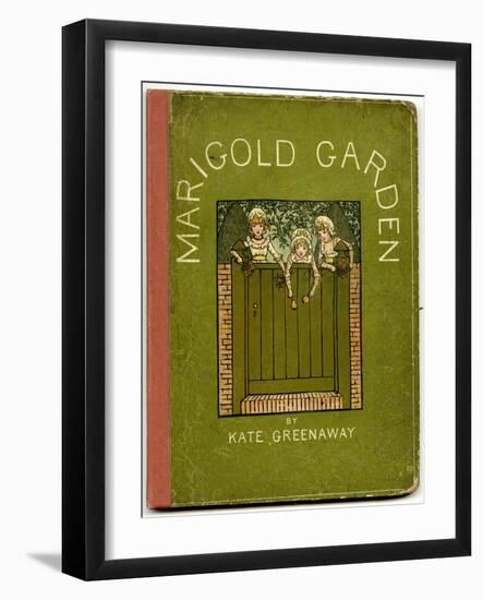Cover Design, Marigold Garden by Kate Greenaway-Kate Greenaway-Framed Art Print
