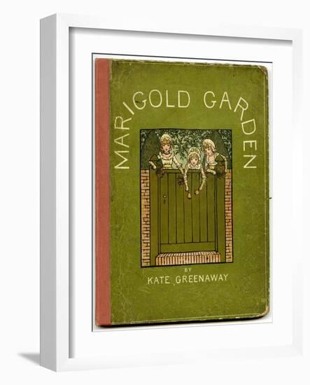 Cover Design, Marigold Garden by Kate Greenaway-Kate Greenaway-Framed Art Print