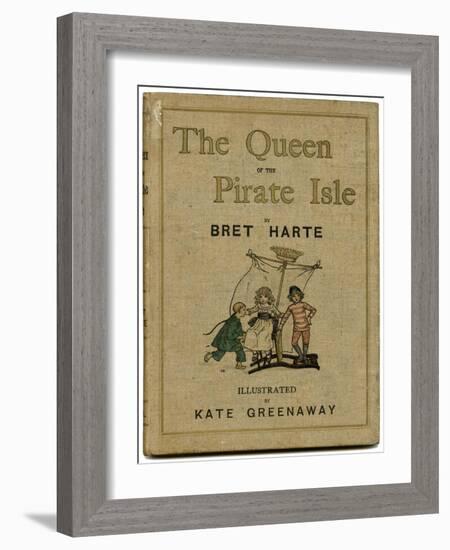 Cover Design, the Queen of the Pirate Isle-Kate Greenaway-Framed Art Print