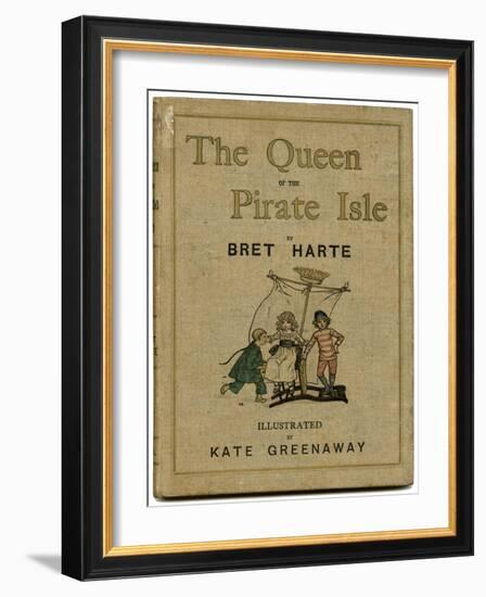 Cover Design, the Queen of the Pirate Isle-Kate Greenaway-Framed Art Print