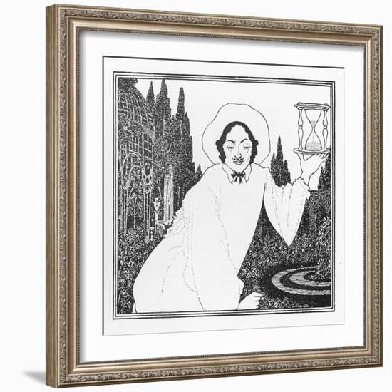 Cover Design to 'The Pierrot of the Minute', 1897-Aubrey Beardsley-Framed Giclee Print