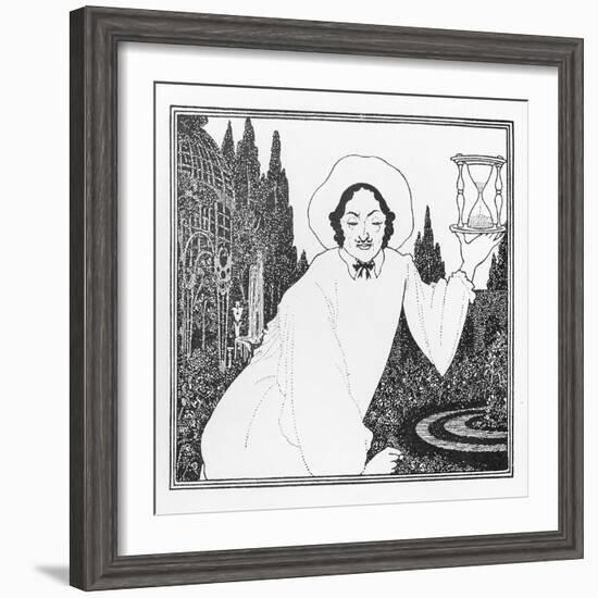 Cover Design to 'The Pierrot of the Minute', 1897-Aubrey Beardsley-Framed Giclee Print