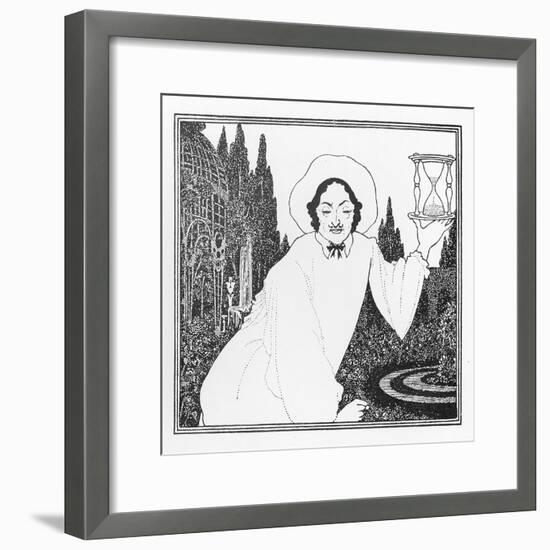 Cover Design to 'The Pierrot of the Minute', 1897-Aubrey Beardsley-Framed Giclee Print