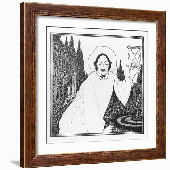 Cover Design to 'The Pierrot of the Minute', 1897-Aubrey Beardsley-Framed Giclee Print